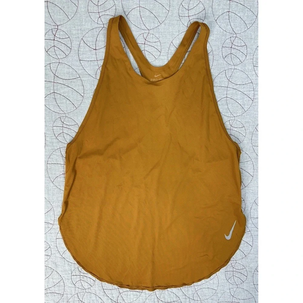 Nike City Sleek Racerback Reflective‎ Running Tank Top / Size Medium